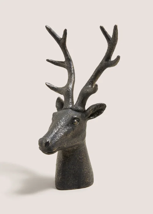 Winter Poem Stag Head Ornament Image 1