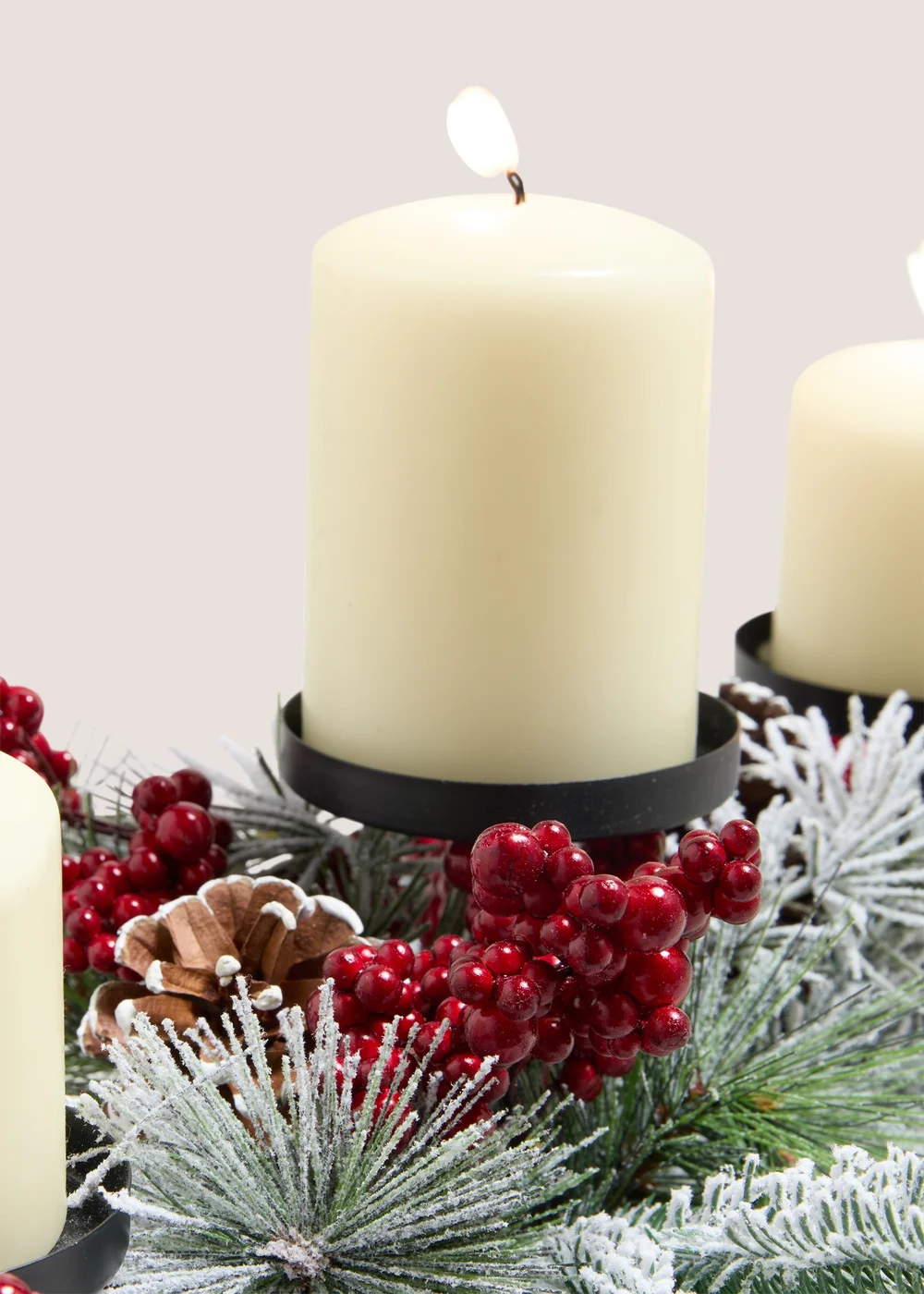 Winter Poem Foliage Candleabra Image 2
