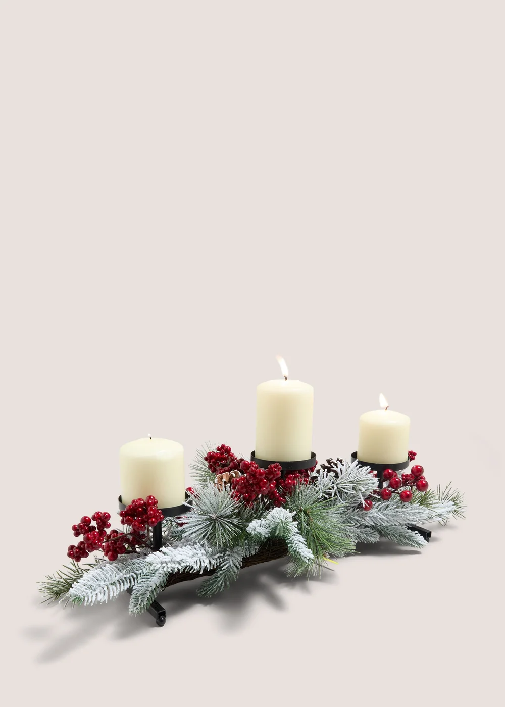 Winter Poem Foliage Candleabra Image 1