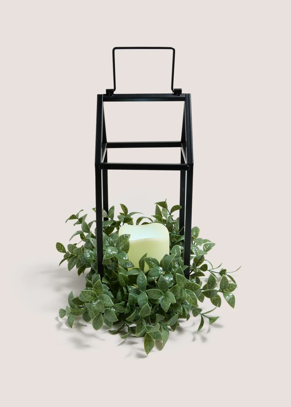 Winter Poem Wreath Candle Holder Image 1