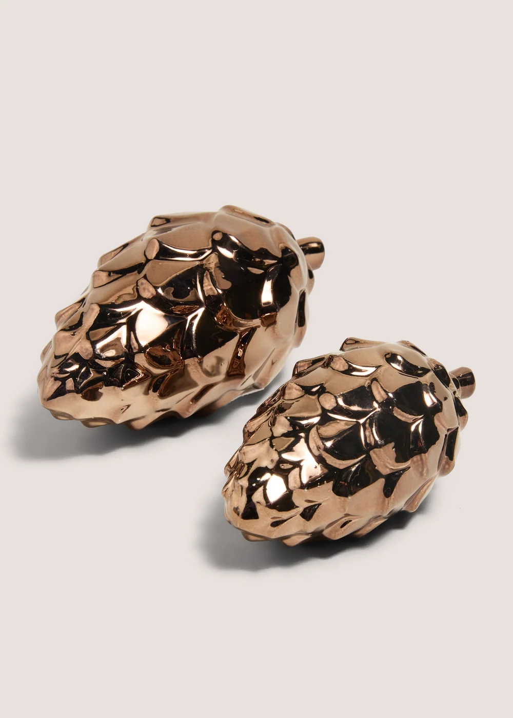 Winter Poem Gold Pinecone Ornament Image 2