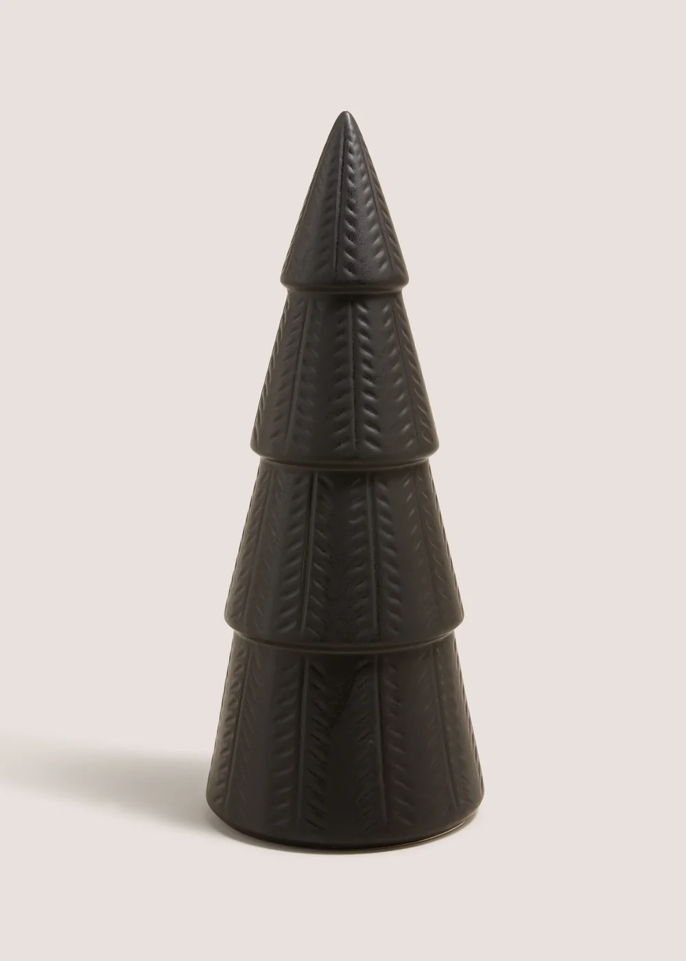Black Ceramic Tree Ornament Image 1