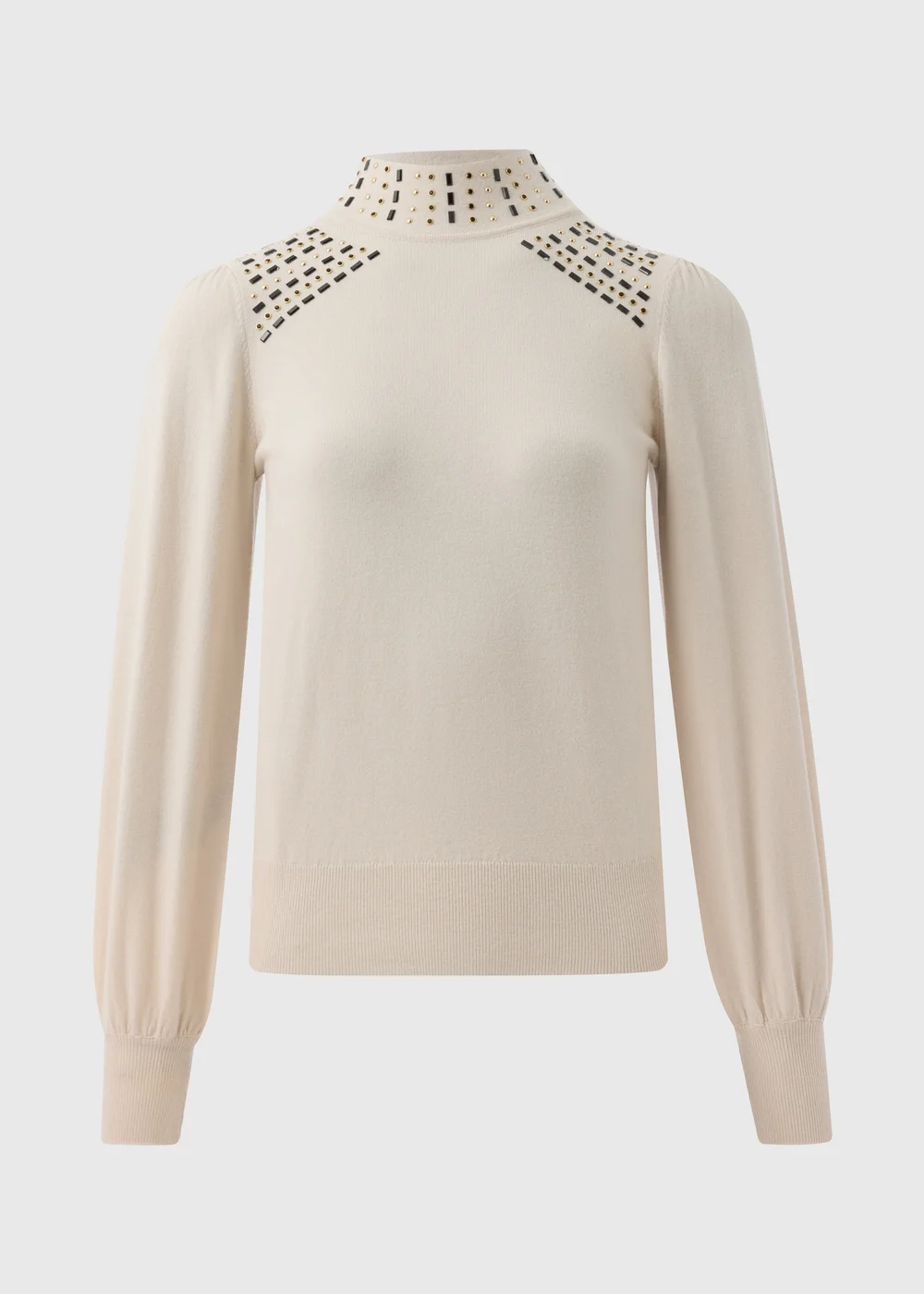Et Vous Ivory Embellished Jumper - 8 Image 4