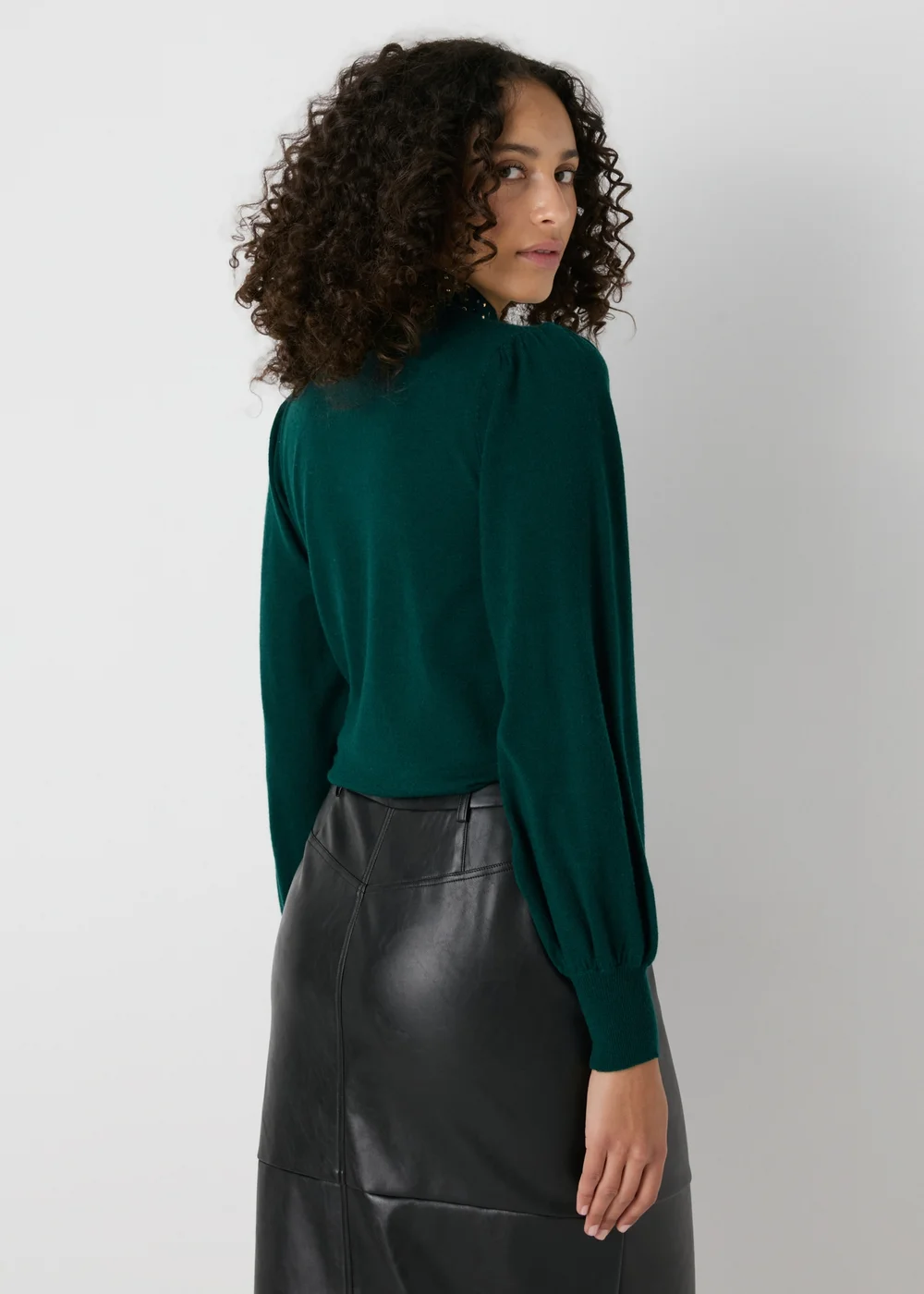 Et Vous Green Embellished Jumper - 8 Image 2