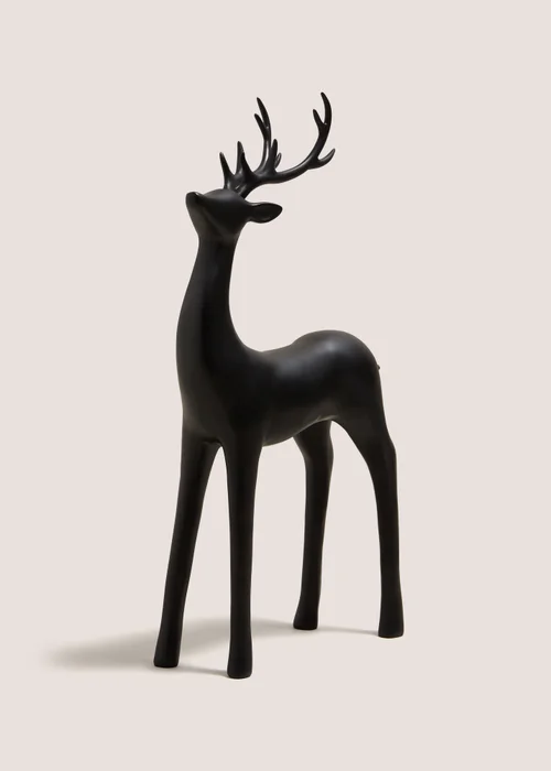 XL Black Stag Ornament Image 1