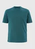 Teal Essential Crew Neck T-Shirt - XS Image 4