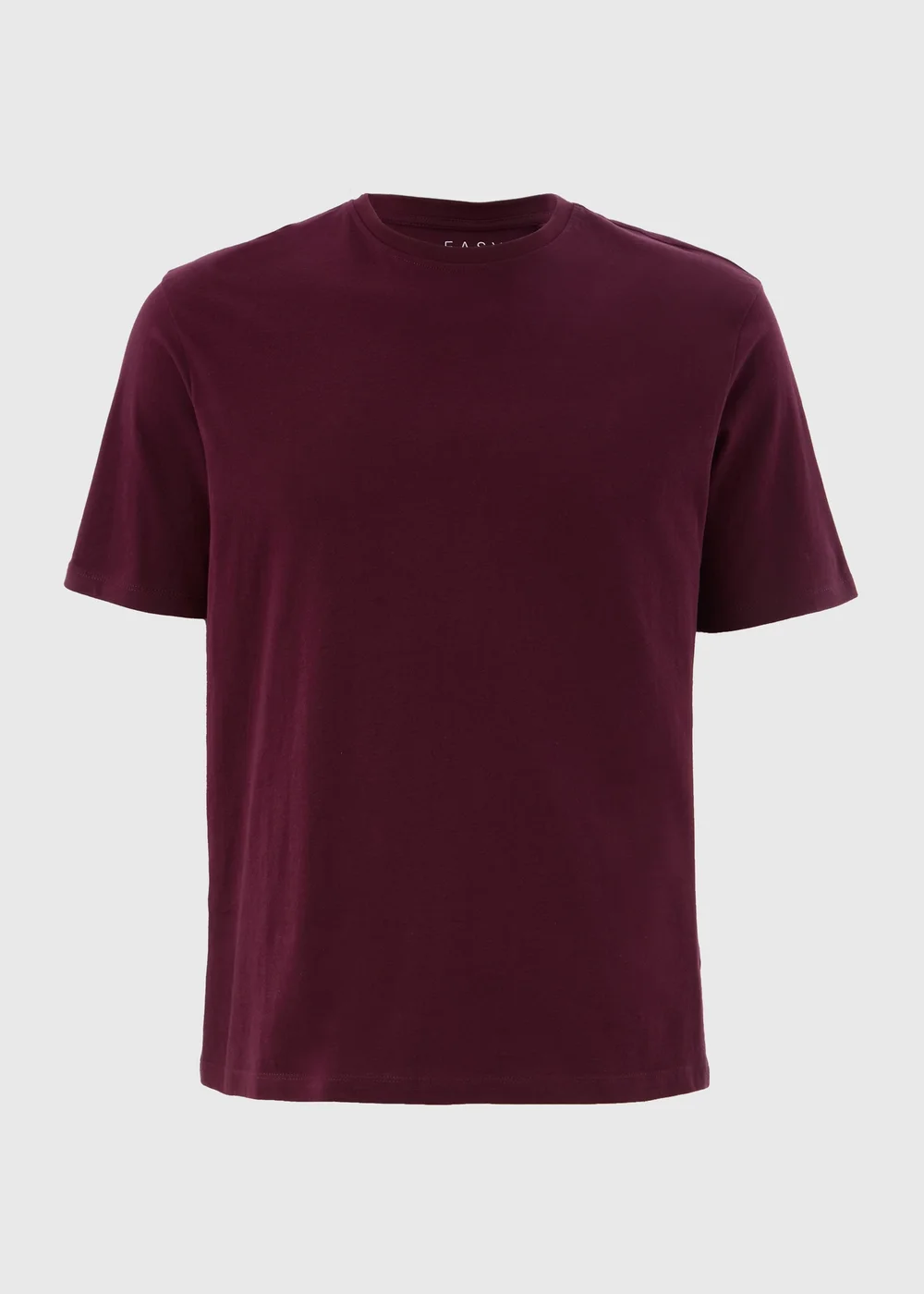 Burgundy Essential Crew Neck T-Shirt - XS Image 4