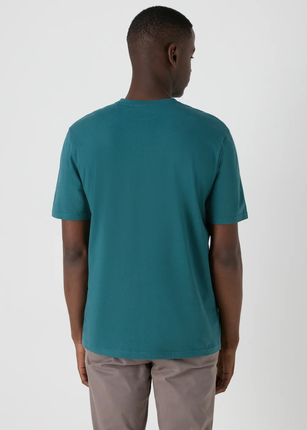 Teal Essential V-Neck T-Shirt - XS Image 2