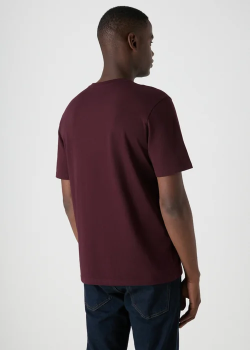 Burgundy Essential V-Neck T-Shirt - XS Image 2