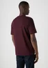 Burgundy Essential V-Neck T-Shirt - XS Image 2