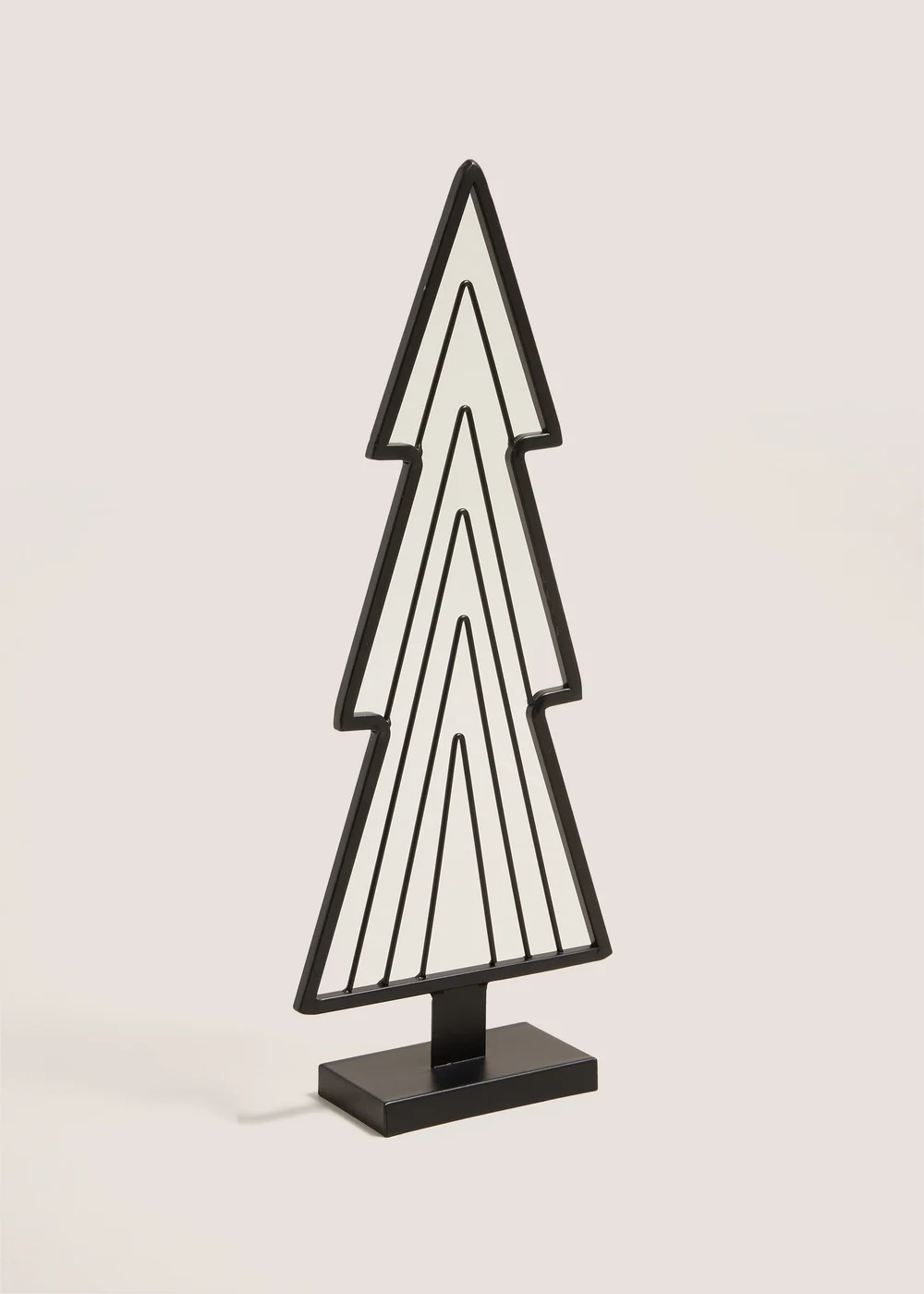 Black Metal Tree Ornament Image 1