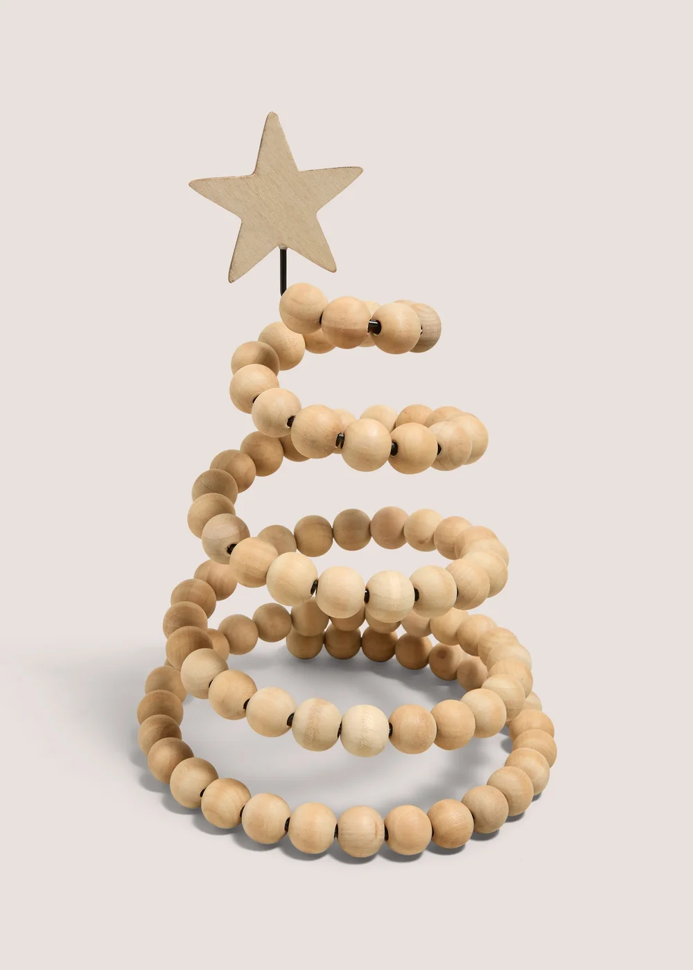 Christmas Wooden Ball Tree Ornament Image 1