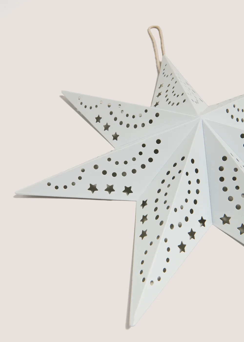 White Large Hanging Star Image 2