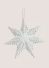 White Large Hanging Star Image 1