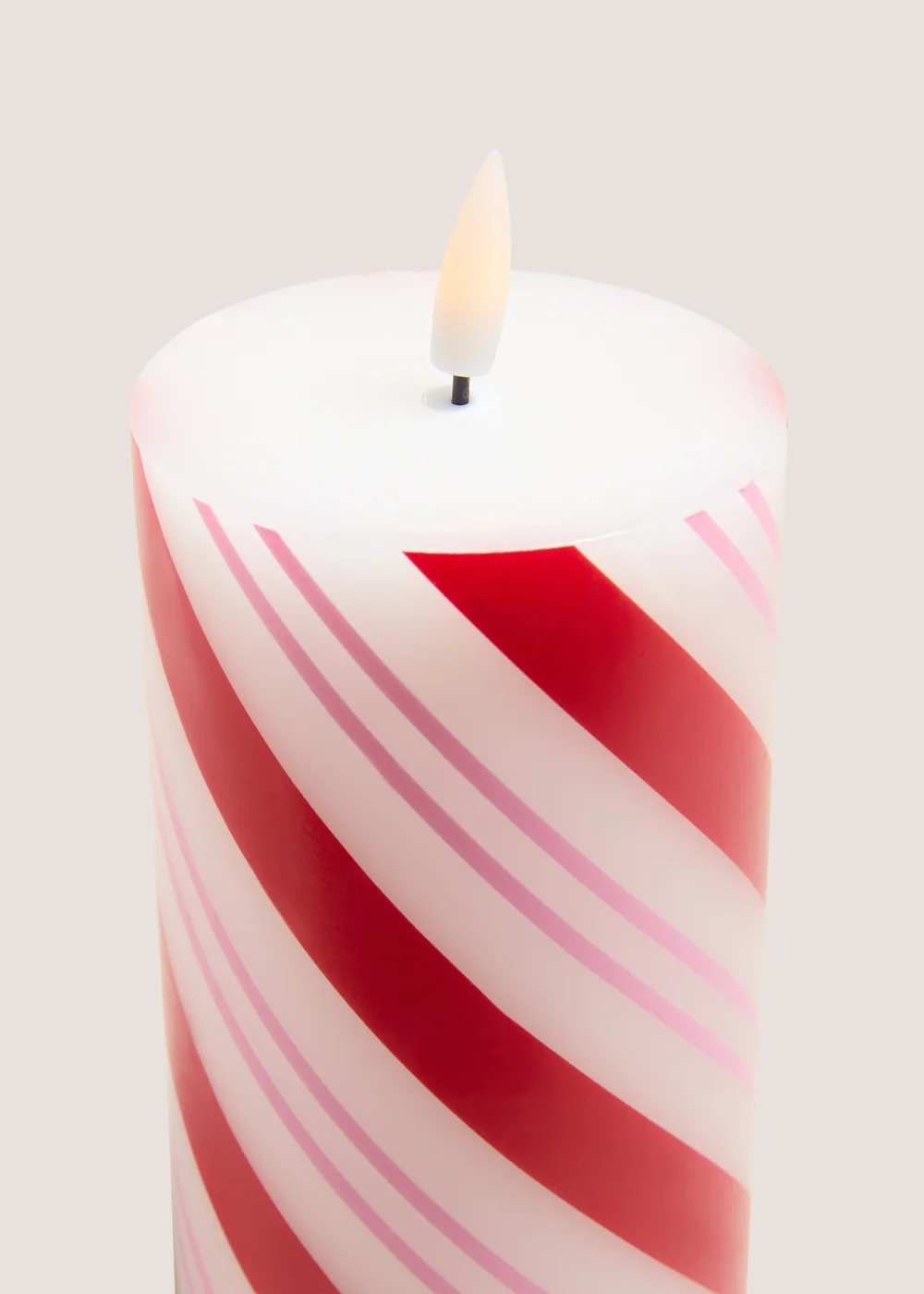 Candy Cane Led Candle Image 2