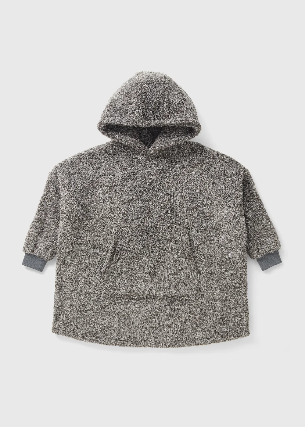 Boys Grey Snug Hoodie (3-13yrs) - Small Image 1
