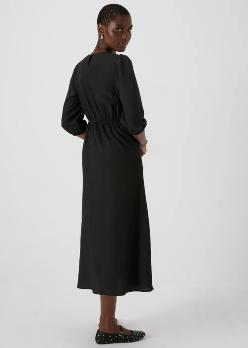 Black Midi Tea Dress - 8 Image 2