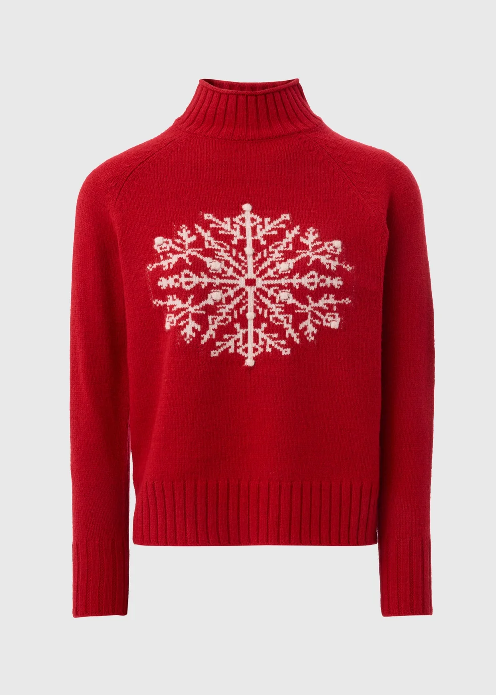 Red Snowflake Jumper - XS Image 4