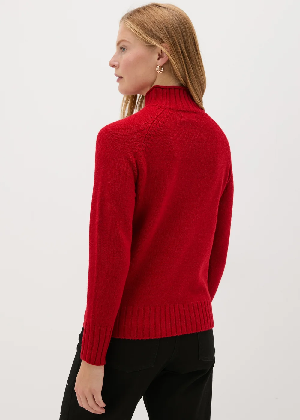 Red Snowflake Jumper - XS Image 3