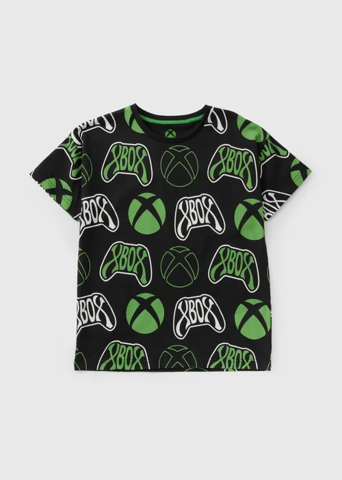 Boys Black Xbox T-Shirt (4-13yrs) - Age 4 Years Image 1