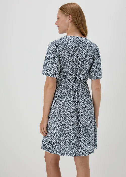 Cream Ditsy Mini Dress - 8 Image 2