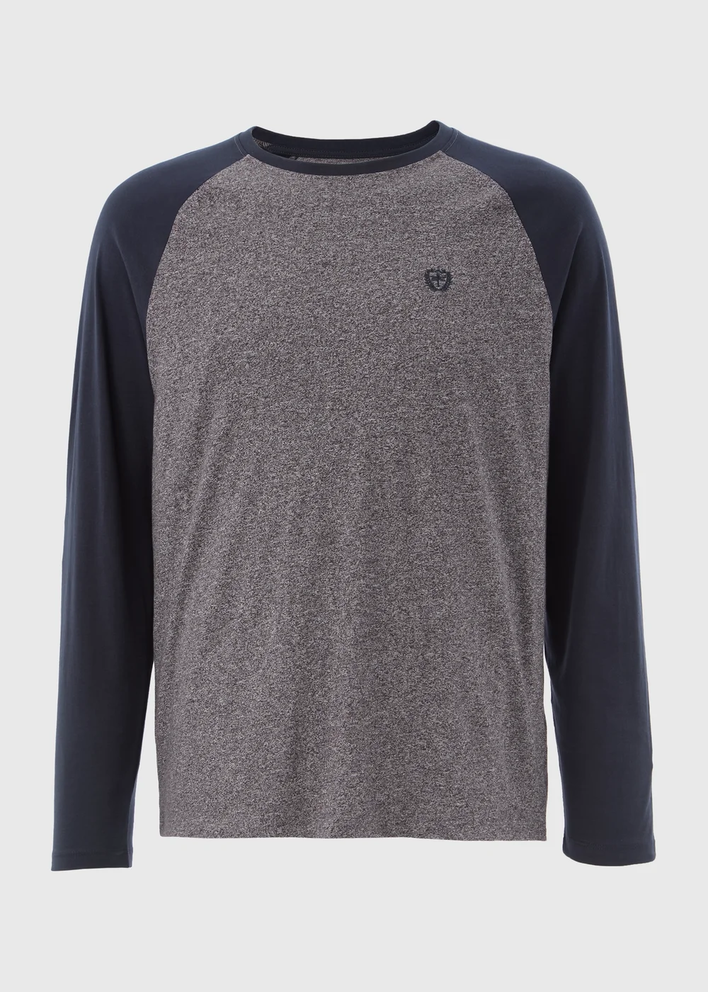 Navy Raglan Long Sleeve Top - S Image 4