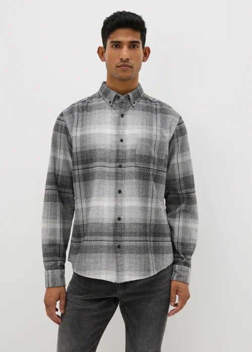 Grey Grindle Check Shirt - S Image 1