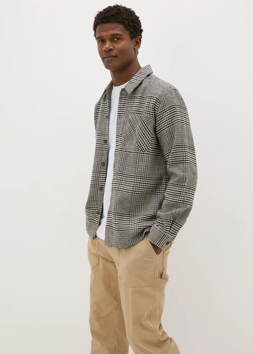 Grey Check Smart Shacket - S Image 1