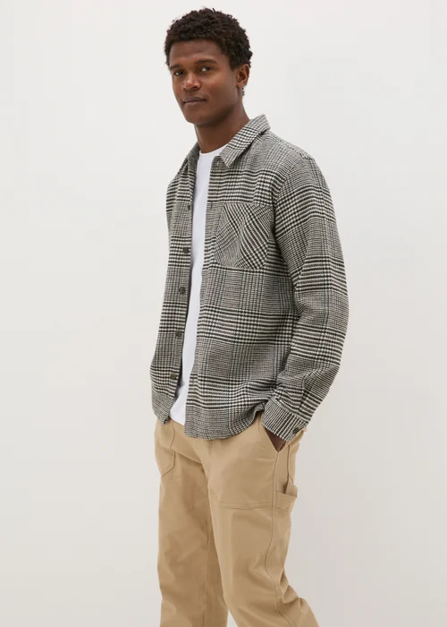 Grey Check Smart Shacket - S Image 1
