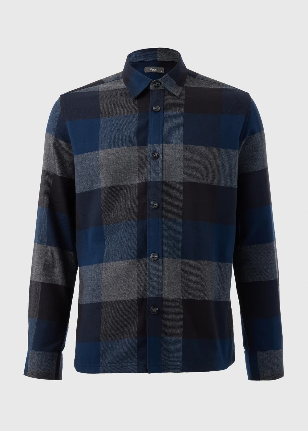 Navy Buffalo Check Shirt - S Image 4