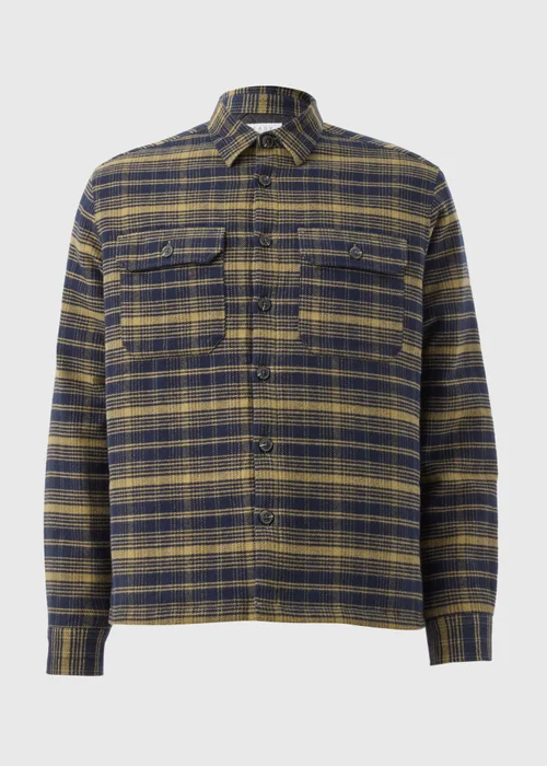 Lime Check Quilted Shacket - S Image 4