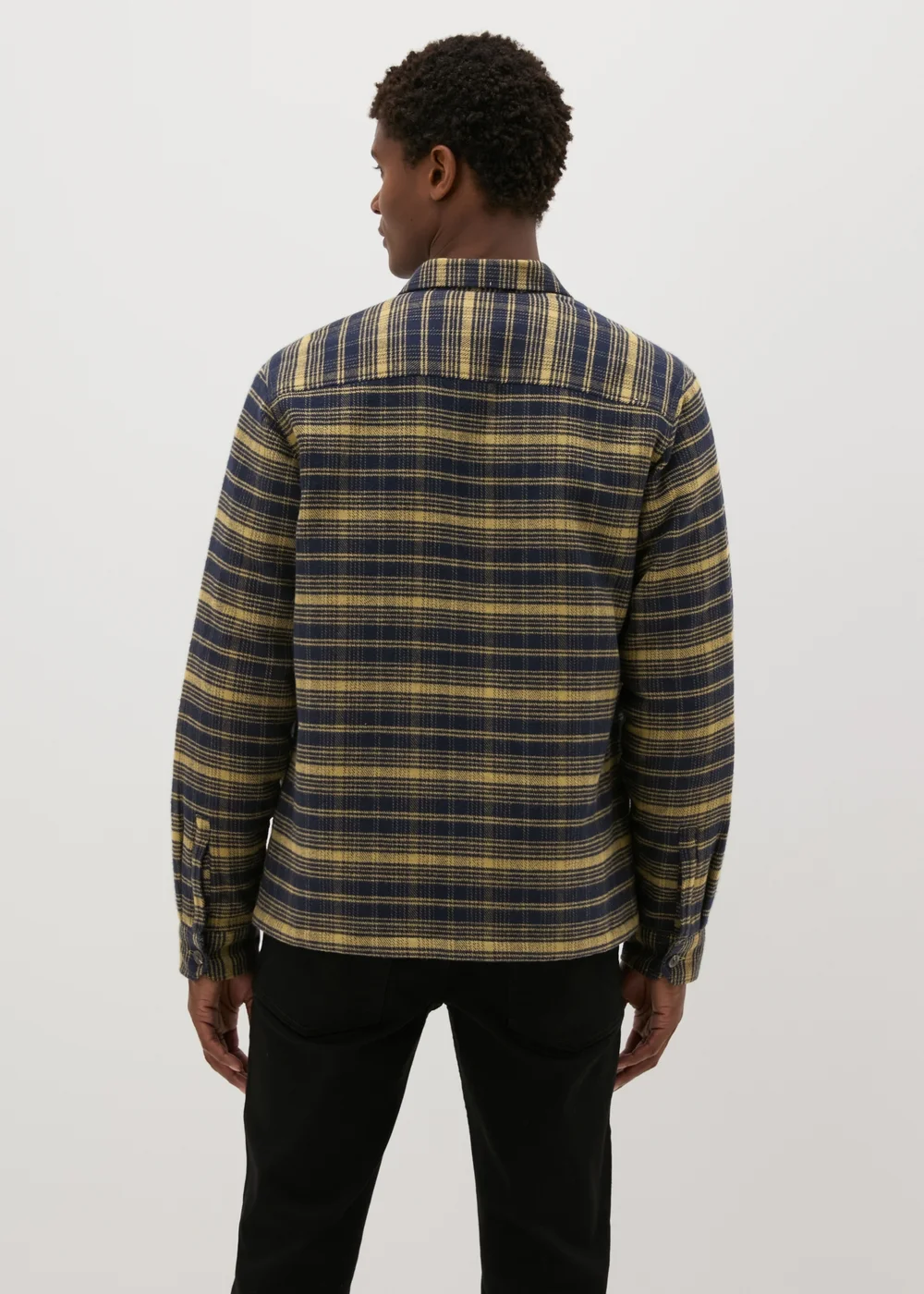 Lime Check Quilted Shacket - S Image 2