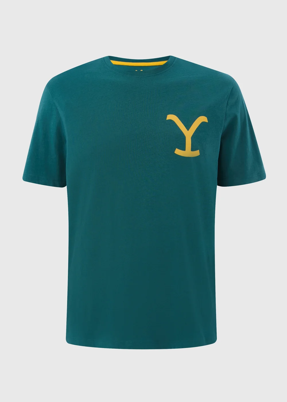 Green Yellowstone Slogan T-Shirt - S Image 4