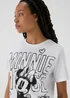 Minnie Mouse White Printed T-Shirt - Small Image 3