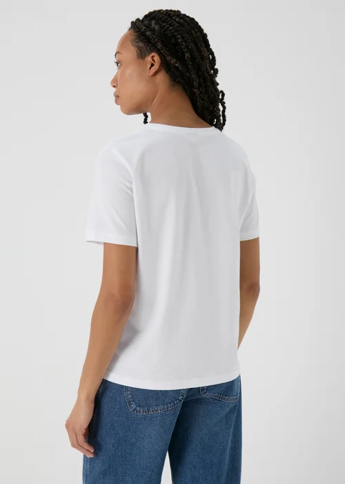 Minnie Mouse White Printed T-Shirt - Small Image 2