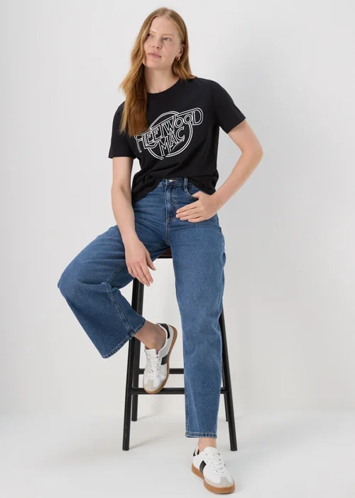 Black Fleetwood Mac T-Shirt - Small Image 4