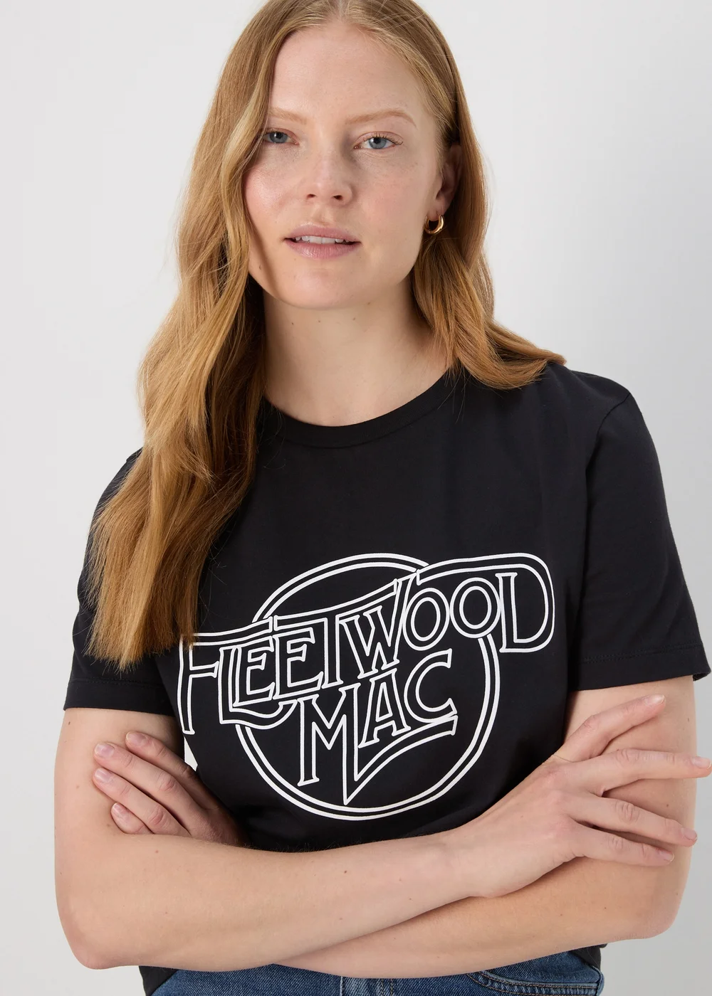 Black Fleetwood Mac T-Shirt - Small Image 3