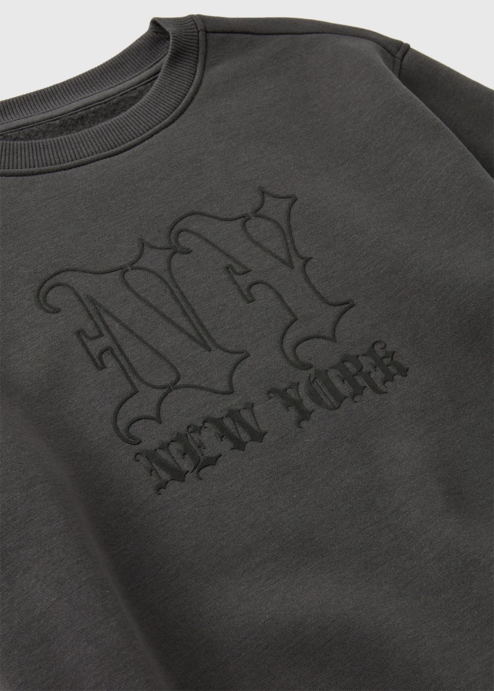 Boys Grey New York Crewneck Sweatshirt (7-15yrs) - 7 Yrs Image 2
