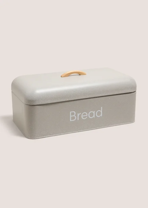 Grey Speckled Bread Bin Image 1