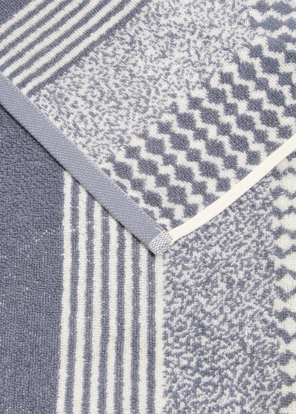 Blue Stripe Towels - Hand Towel Image 2
