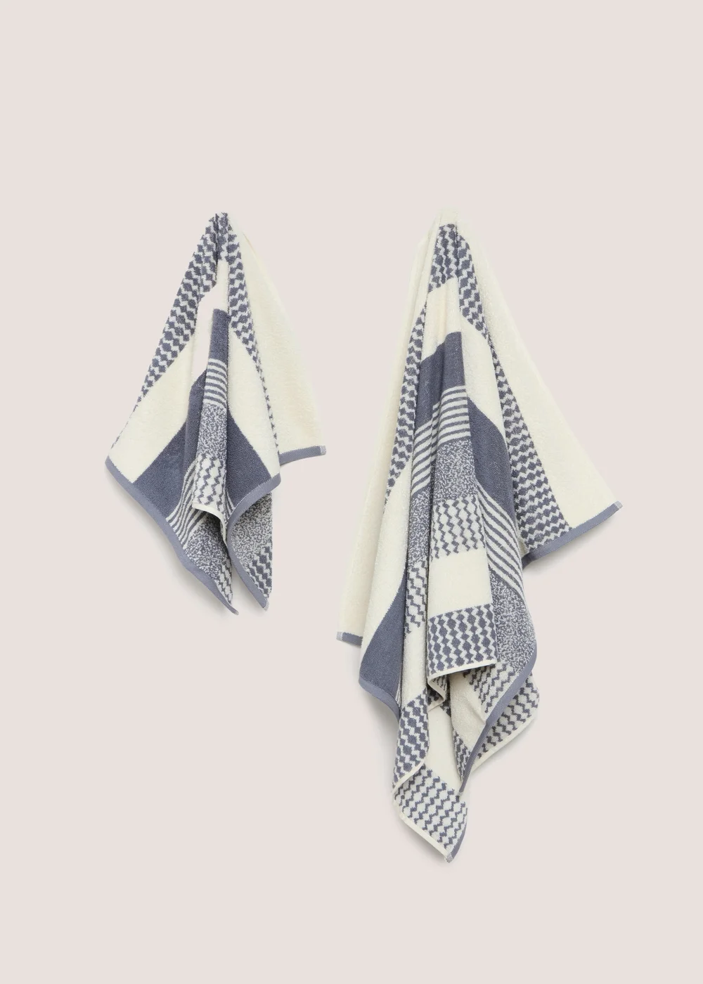 Blue Stripe Towels - Hand Towel Image 1