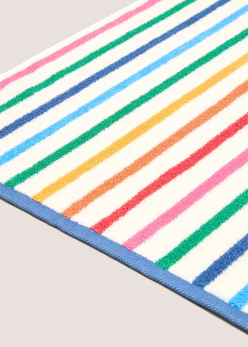 Rainbow Stripe Towel - Hand Towel Image 2