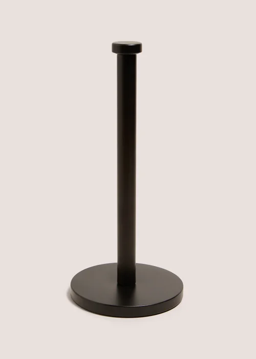 Black Kitchen Roll Holder Image 1