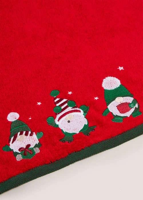 Christmas Red Gnome Hand Towel - Hand Towel Image 2