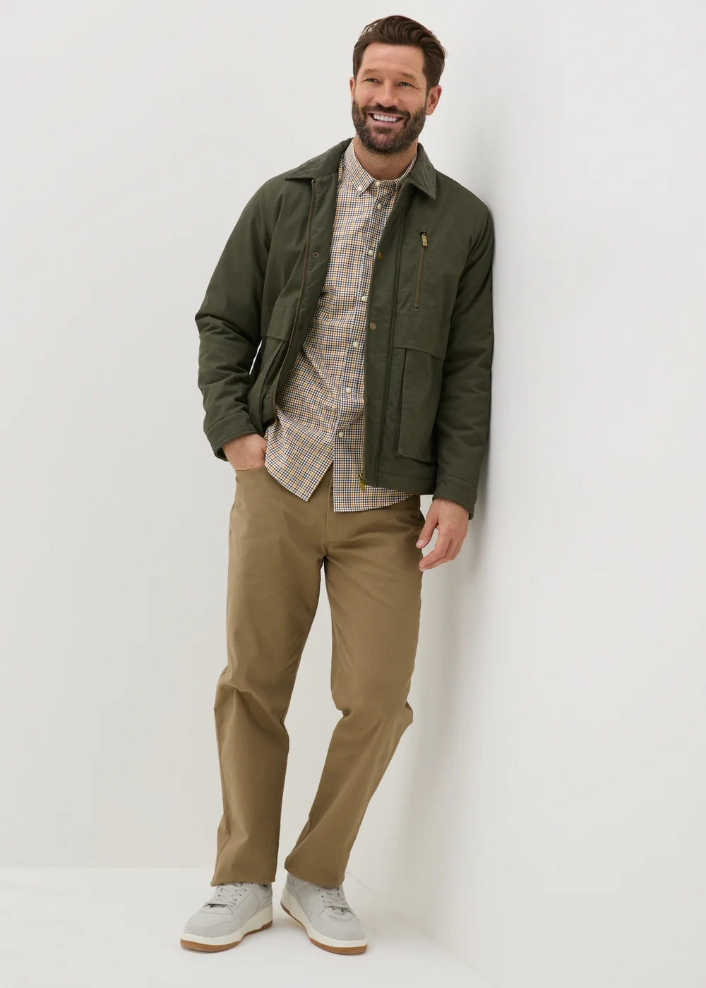 Lincoln Ochre Check Shirt - S Image 3