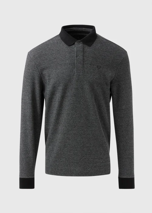 Lincoln Grey Long Sleeve Polo Shirt - S Image 4