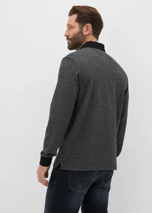 Lincoln Grey Long Sleeve Polo Shirt - S Image 2