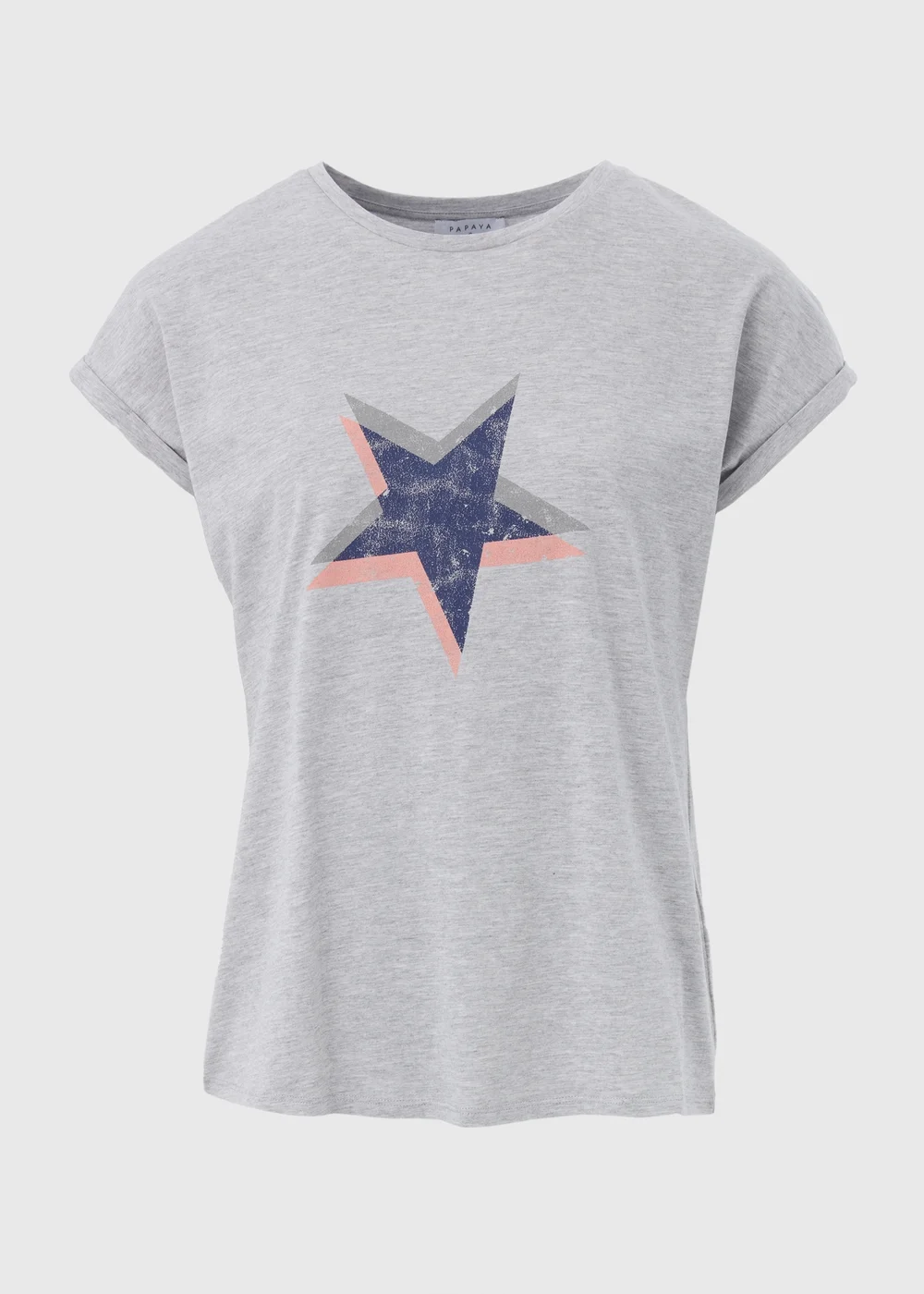 Grey Star Graphic T-Shirt - S Image 5