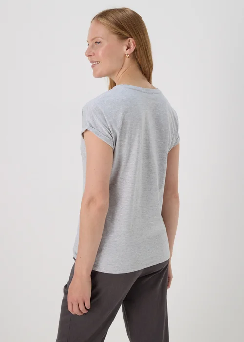 Grey Star Graphic T-Shirt - S Image 2