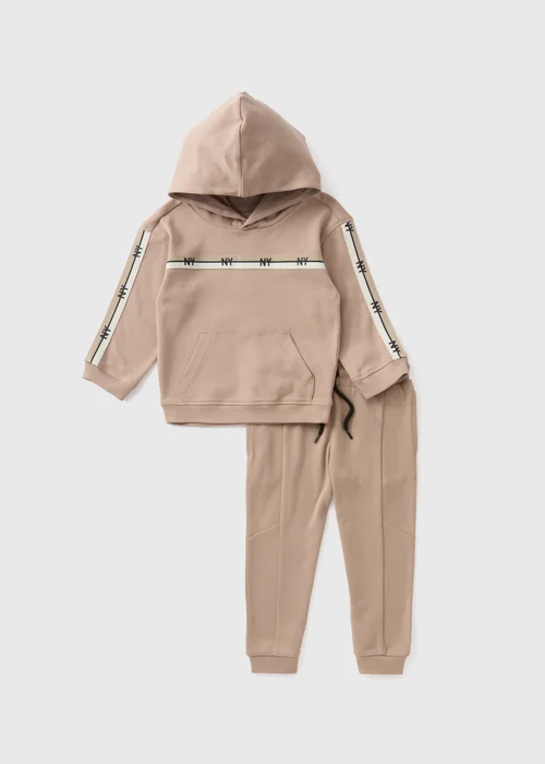 Boys Stone NY Tape Hoodie & Jogging Bottoms Set (1-7yrs) - 1 half year to 2 Image 1
